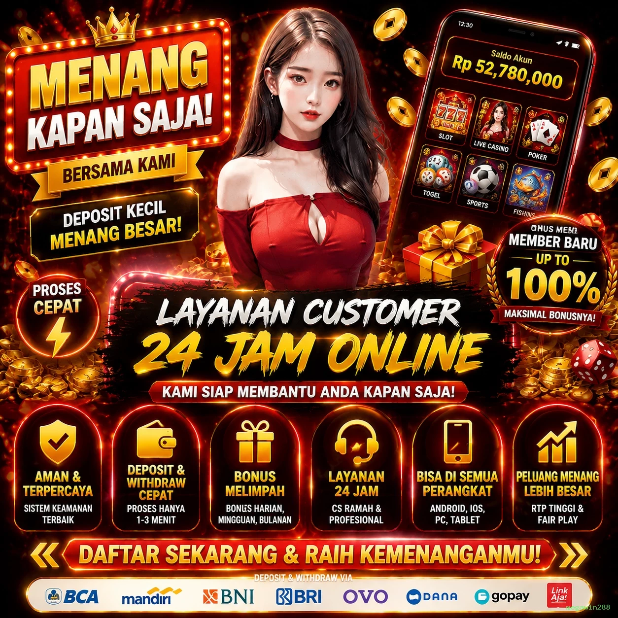 Ikon aplikasi megawin288 resmi